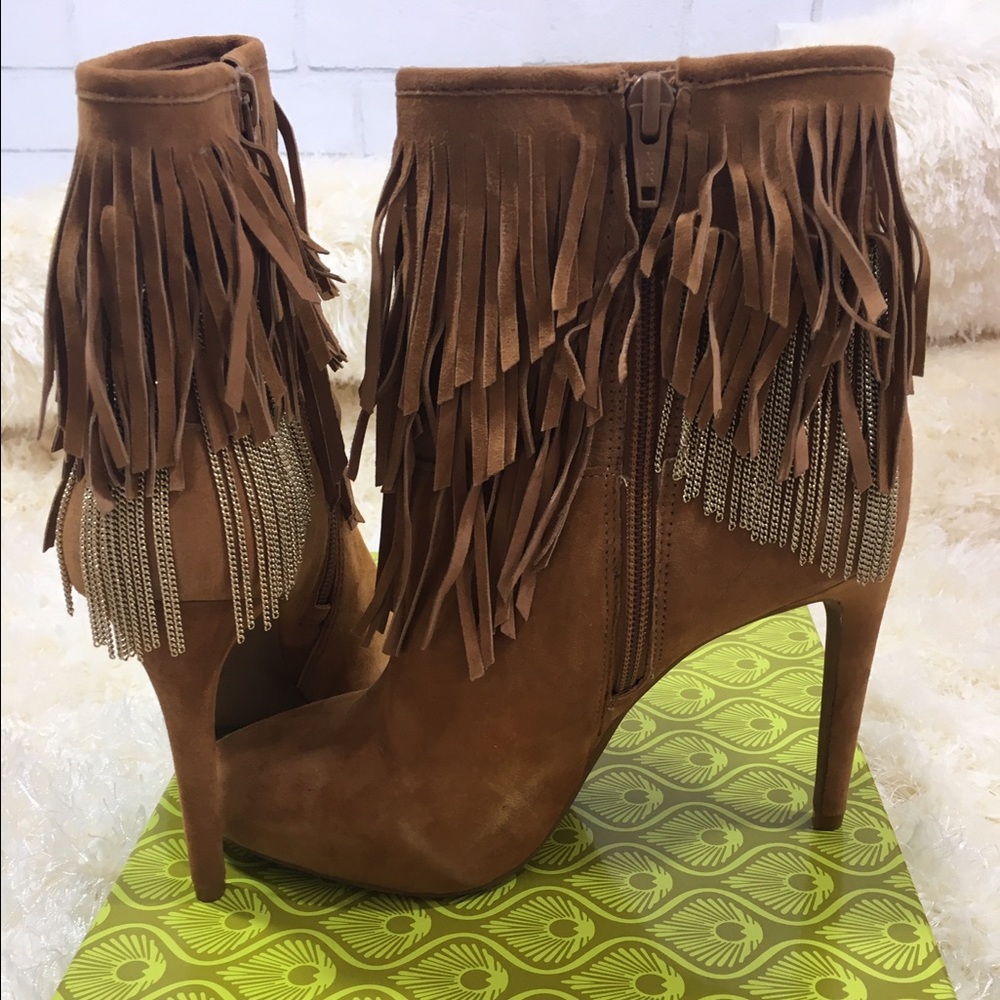 Fringe bootie