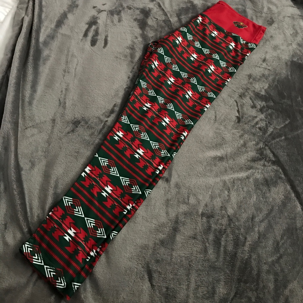 Minnesota Wild Hockey Print Leggings