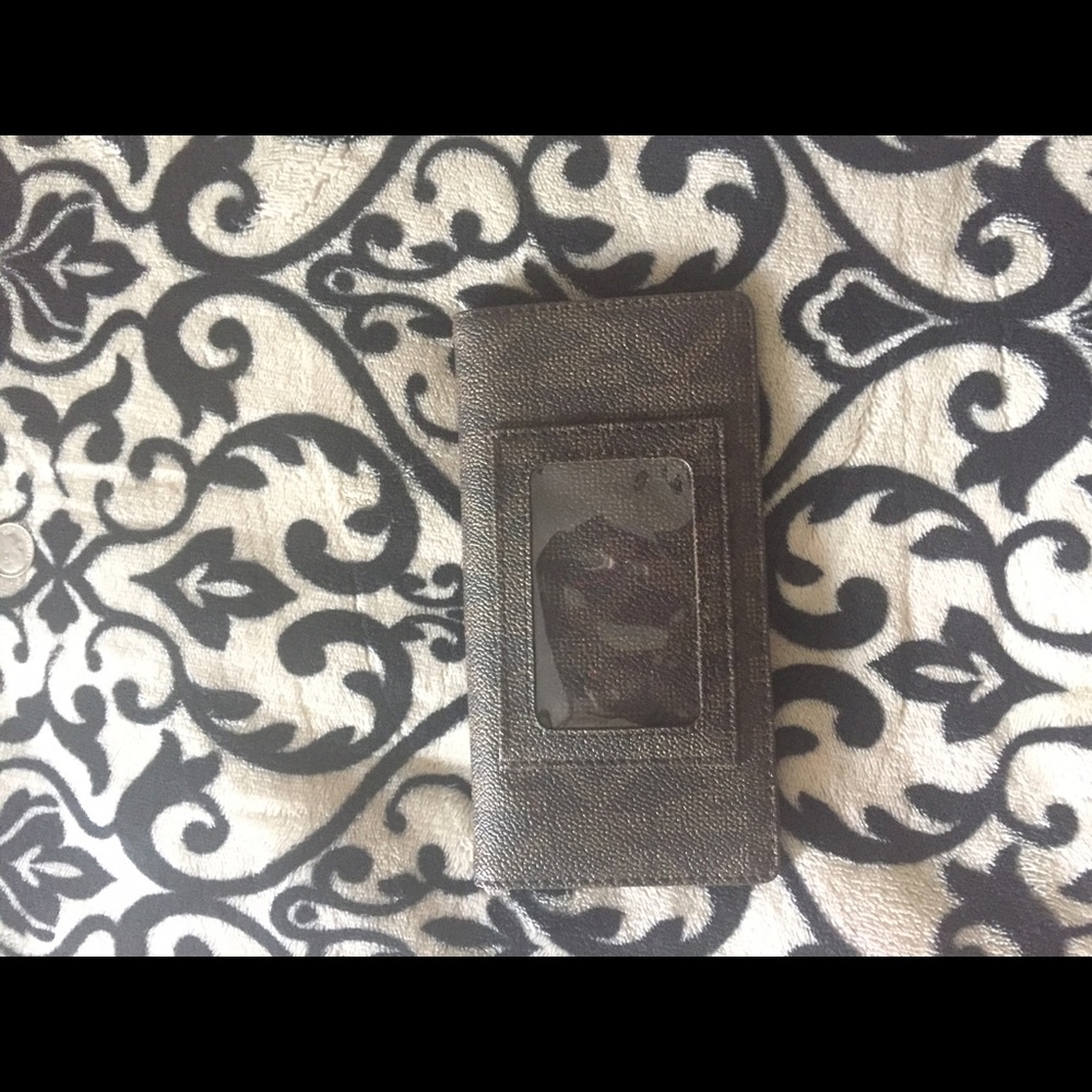 Michael Kors Check Book Holder