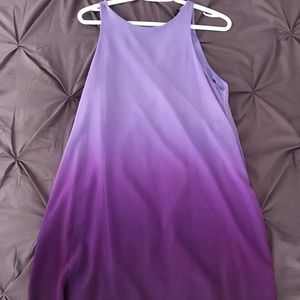 Honey Punch Purple Ombré Dress