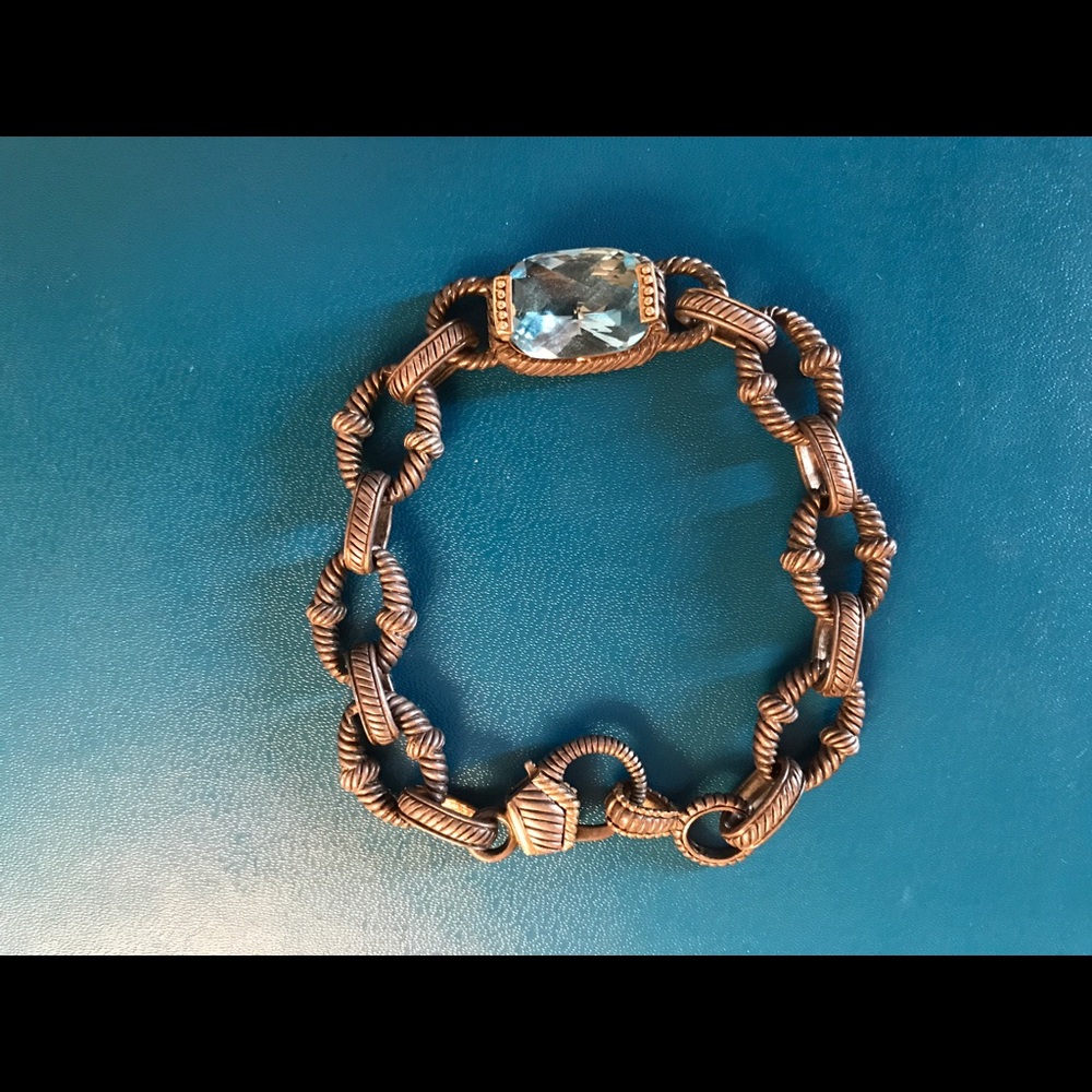 Intricate silver bracelet