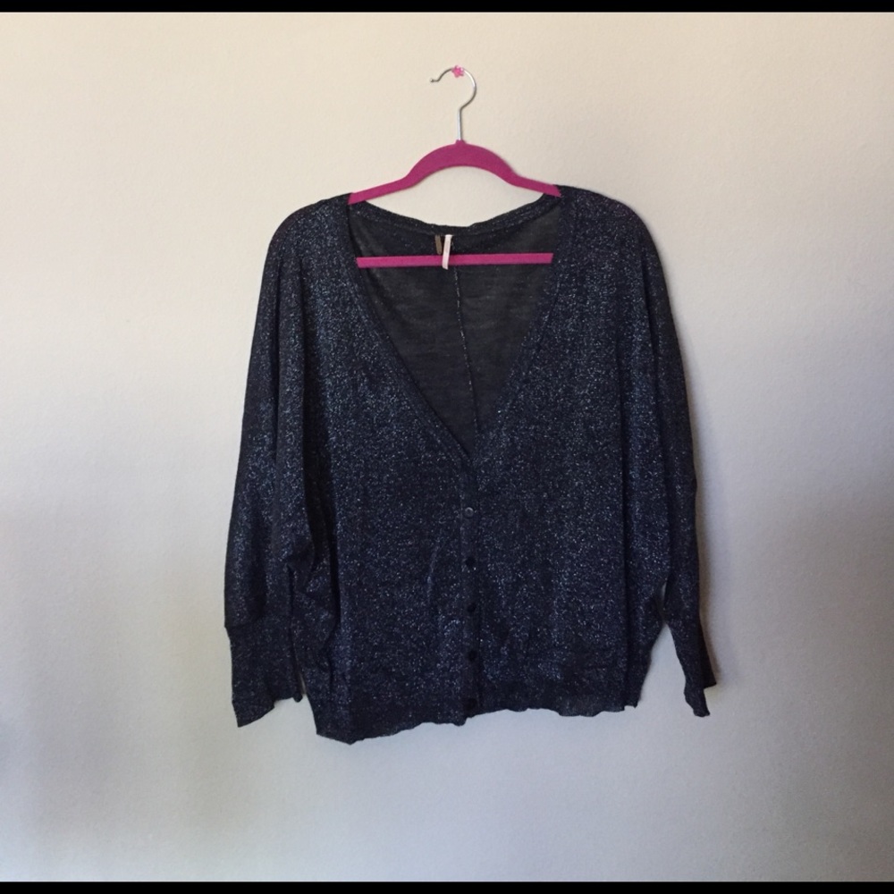 Free people sparkle cardigan