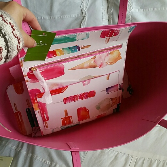 SOLD ♡HP♡ Kate Spade Len Popsicle Tote - Picture 3 of 4