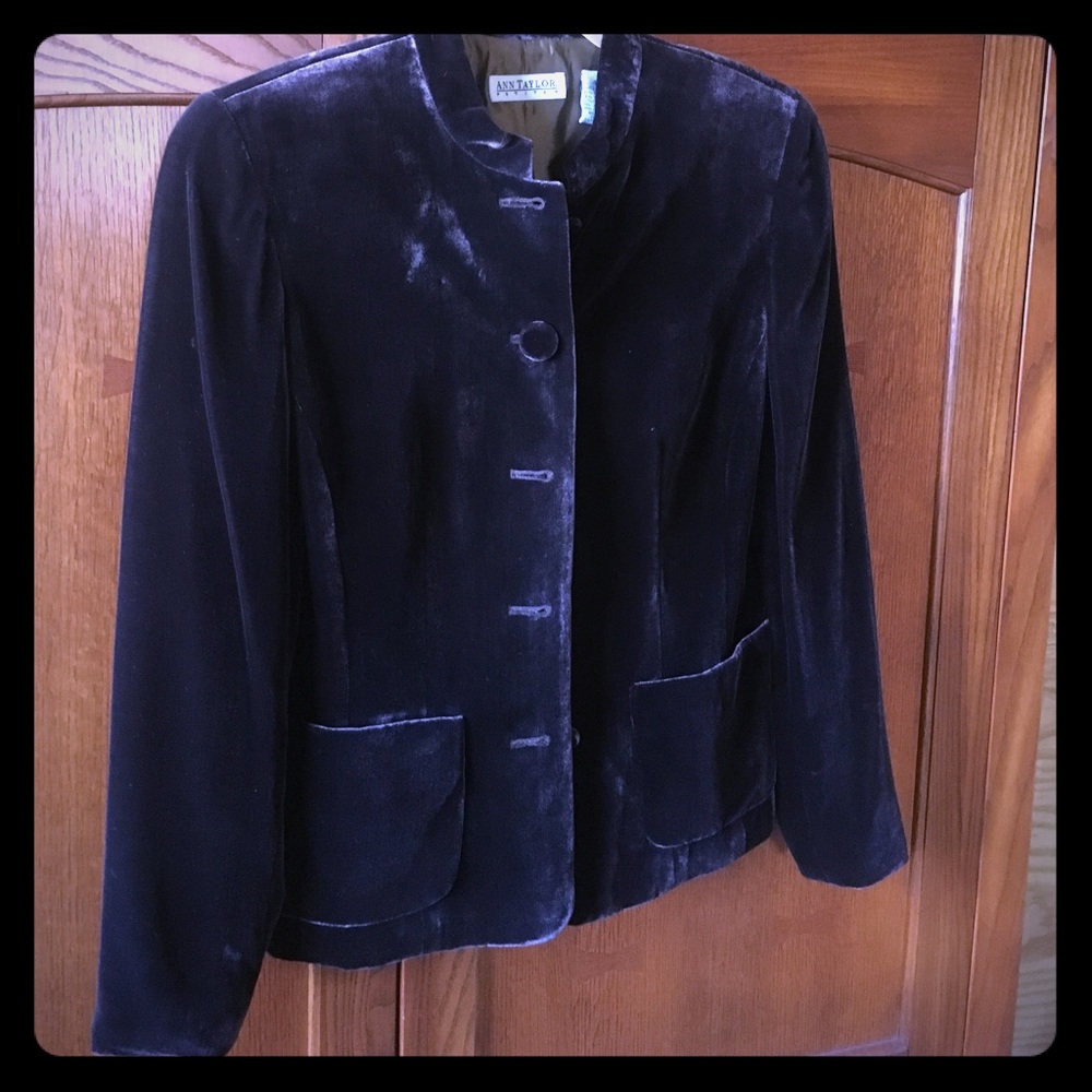 Ann Taylor Suede Blazer