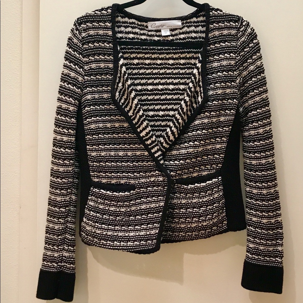 ANTHROPOLOGIE CURIO New York XS Sweater All cotton - Picture 1 of 6