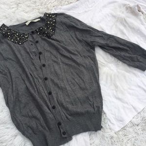 Loft lot. Cardigan and long sleeve shirt
