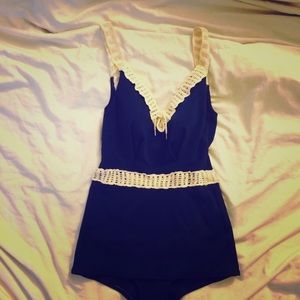 Vintage bathing suite !backless