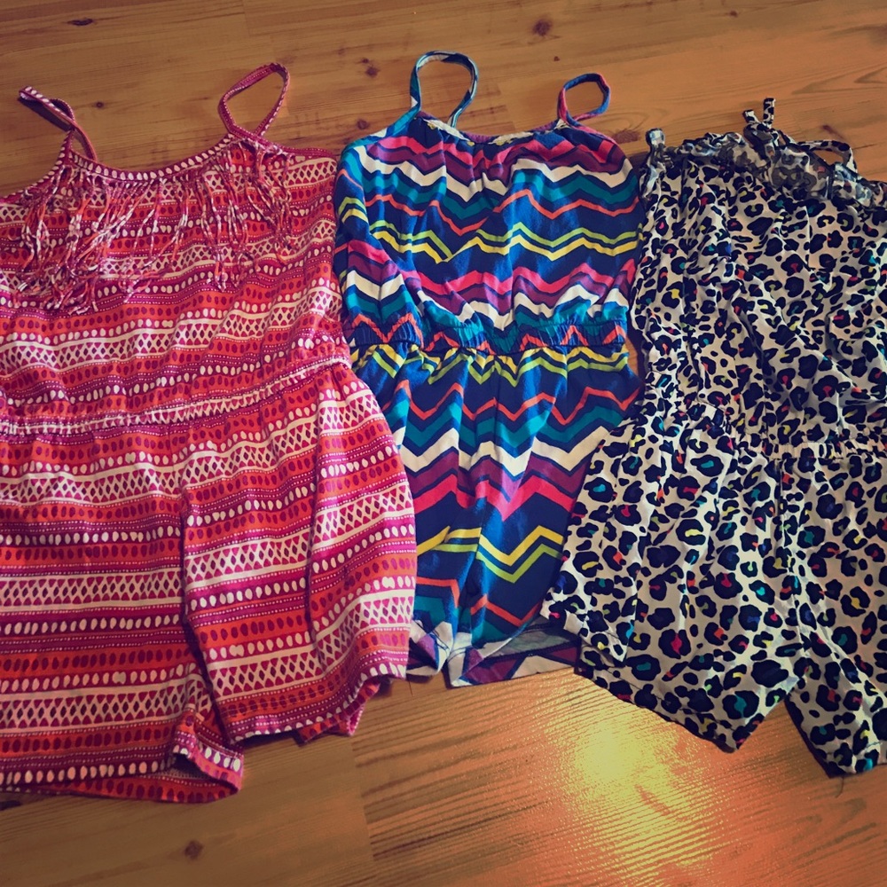 Lot of girls rompers