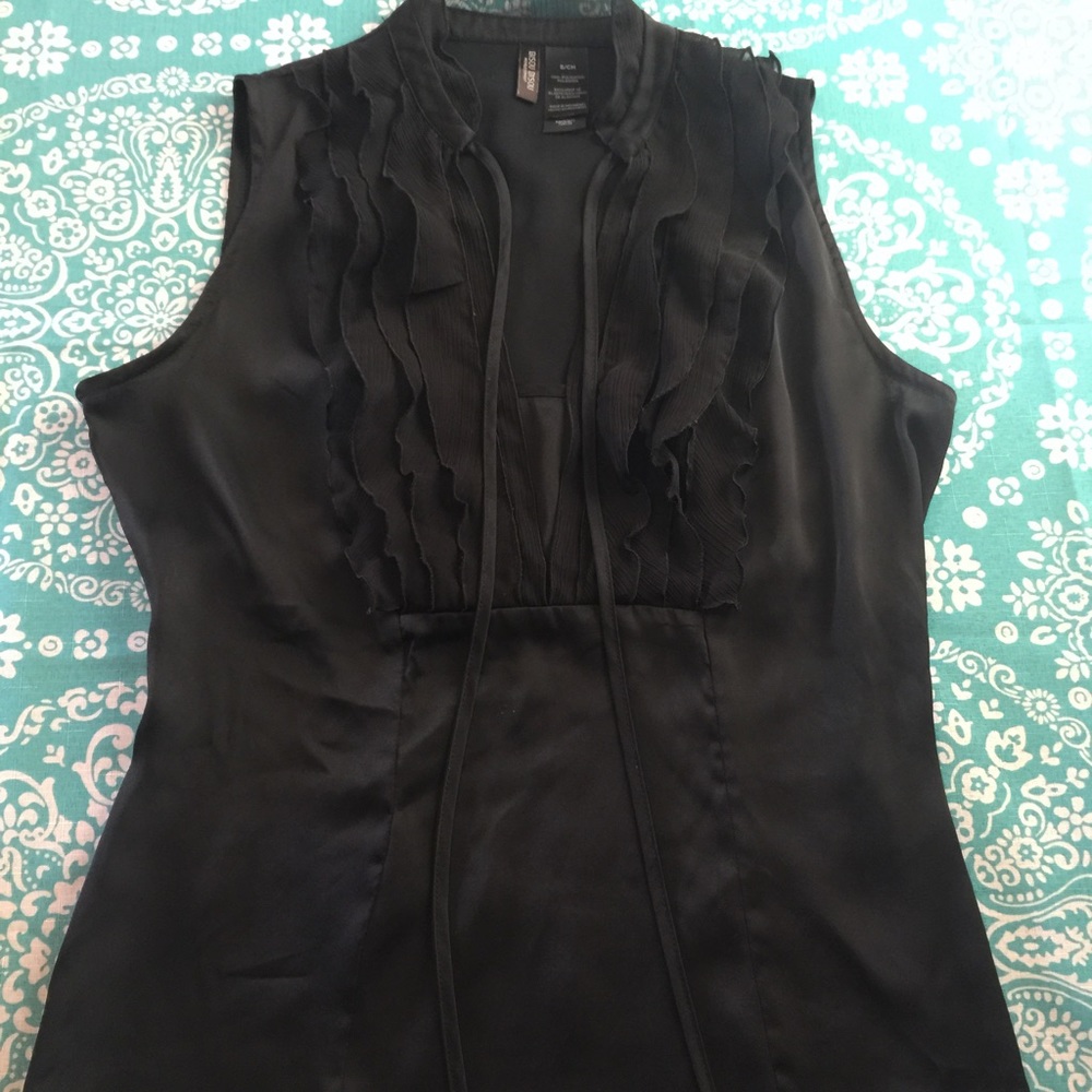 Bisou Bisou Black Blouse