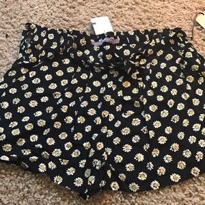 Flower print shorts