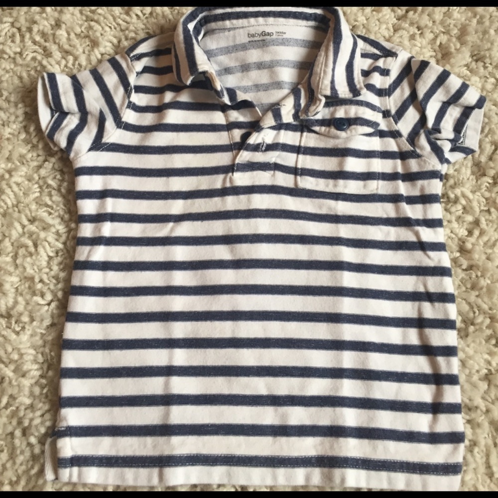 2T baby Gap boys striped polo