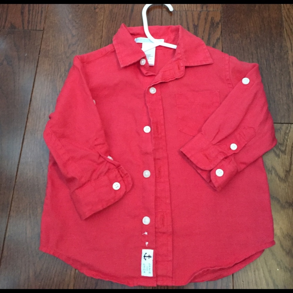 Janie and Jack Linen Shirt