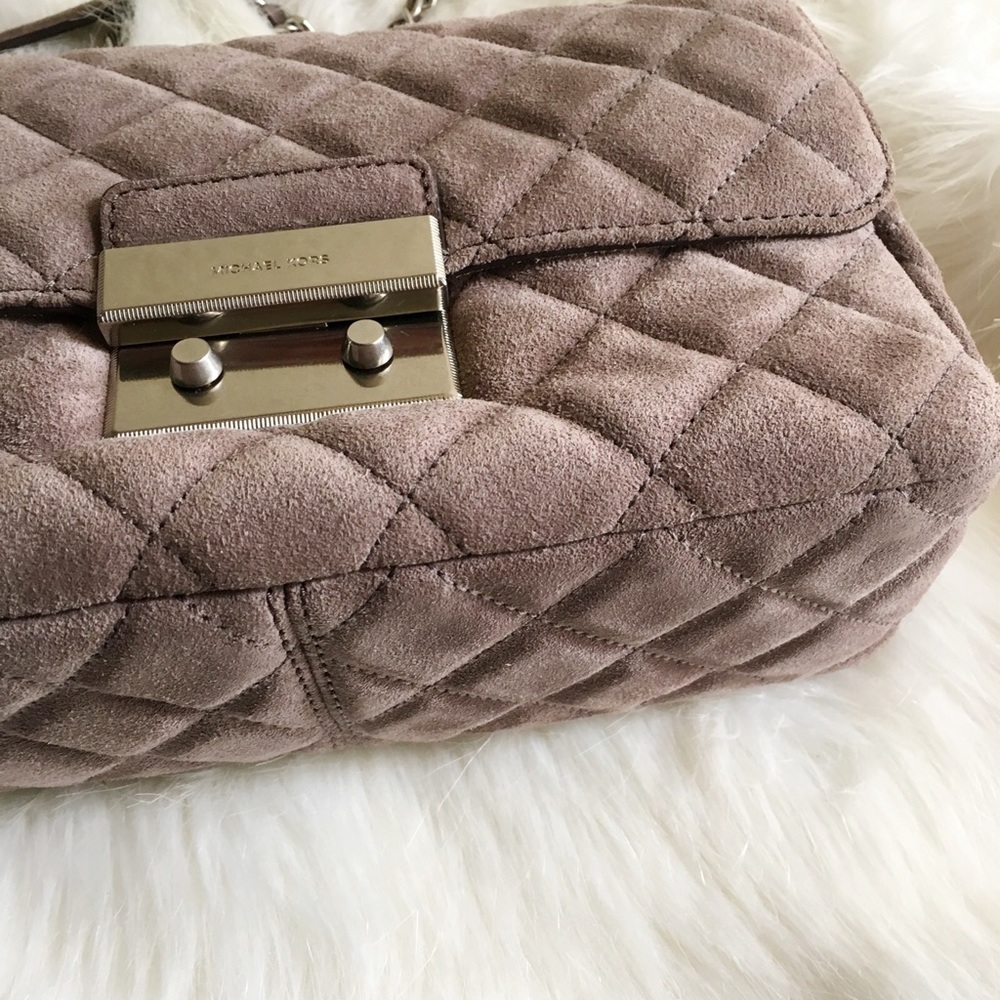 Michael Kors Large Sloan Suede Shoulder Bag - Picture 3 of 6