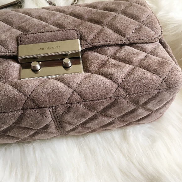 Michael Kors Large Sloan Suede Shoulder Bag - Picture 3 of 6