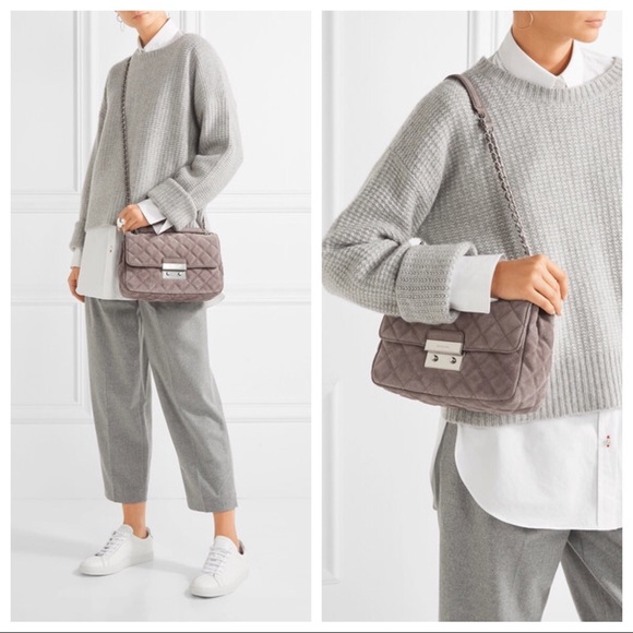 Michael Kors Large Sloan Suede Shoulder Bag - Picture 6 of 6