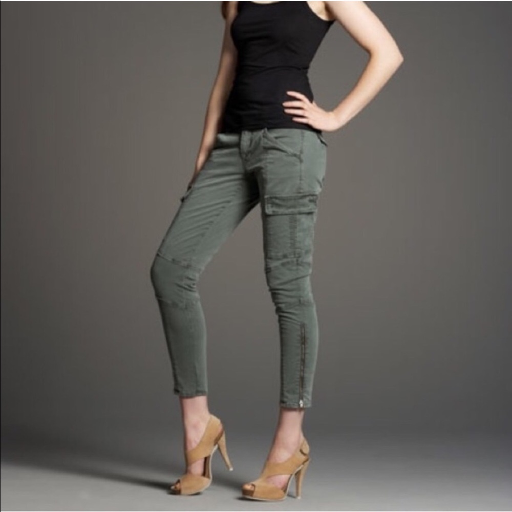 J brand olive cargo pants jeans