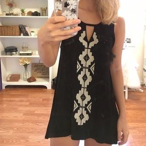 Black Embroidered Tunic