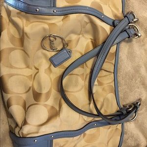 Coach Canvas Alex Tote