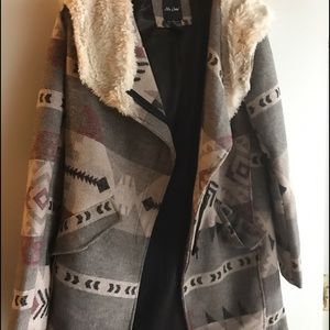 Tribal and furry jacket