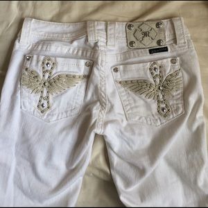 white jeans