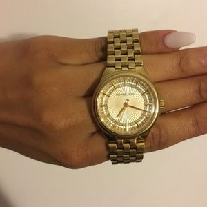 Gold Michael Kors watch