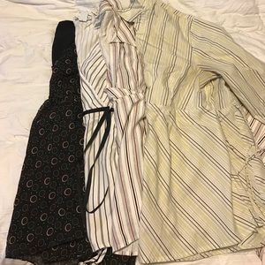 4 dress maternity shirts
