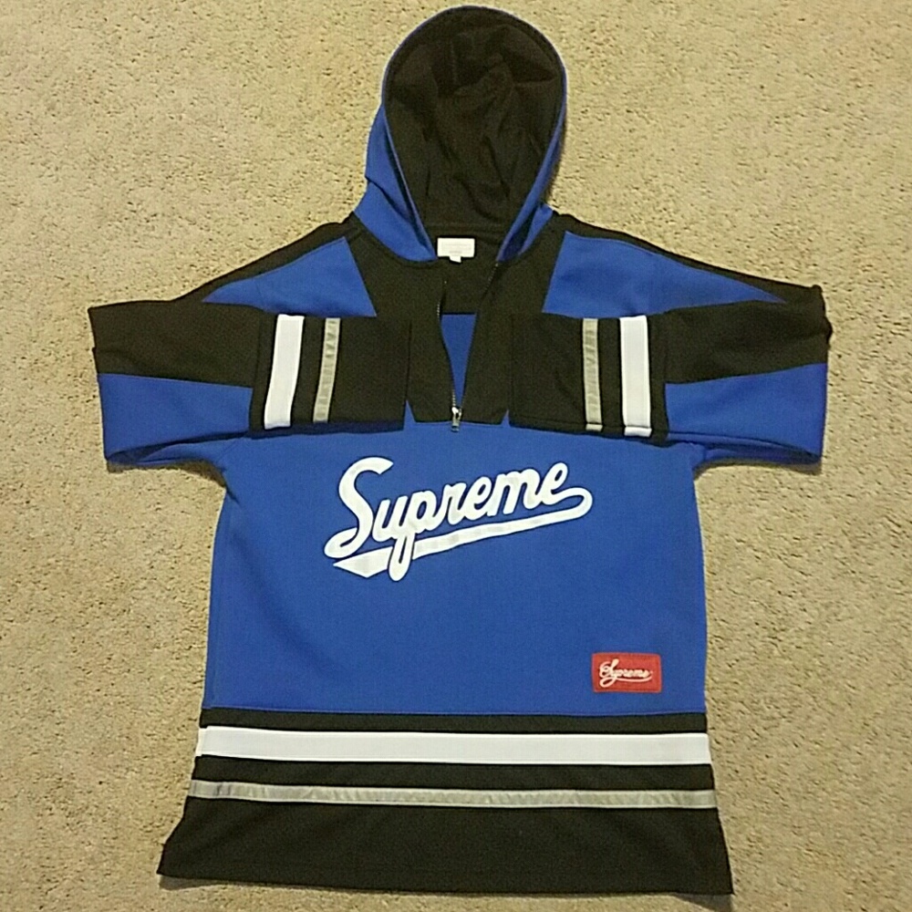 Supreme 2016 fall collection hooded hockey jersey