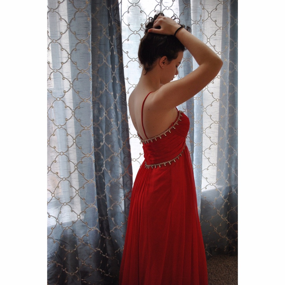 ❤Beautiful red prom dress! ❤