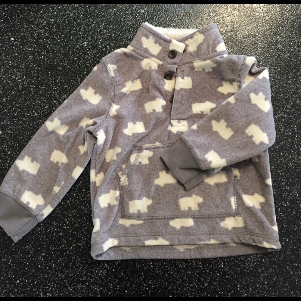 3T Carter's 1/4 button up Sweater