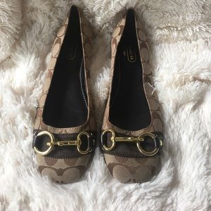 Coach Signature Flats
