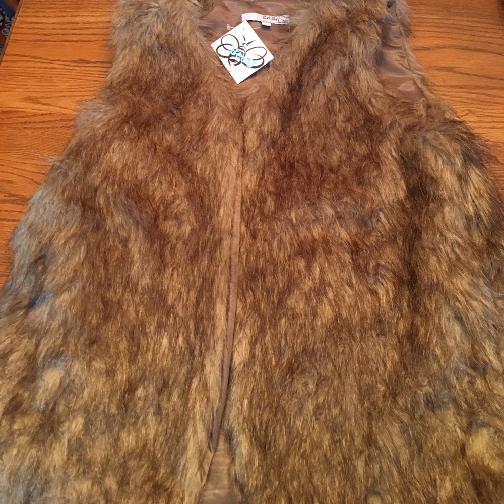 Brand new fur vest