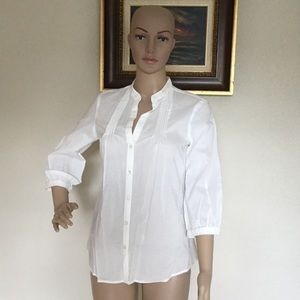 Banana Republic White cotton skirt size XS