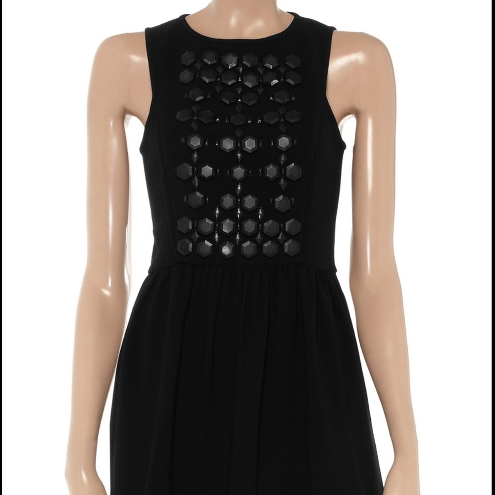 Toni Cinta Bead Embellished Crepe Dress