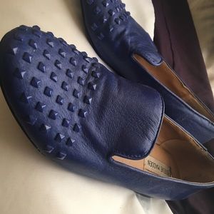 Steve Madden loafers blue studded size 7