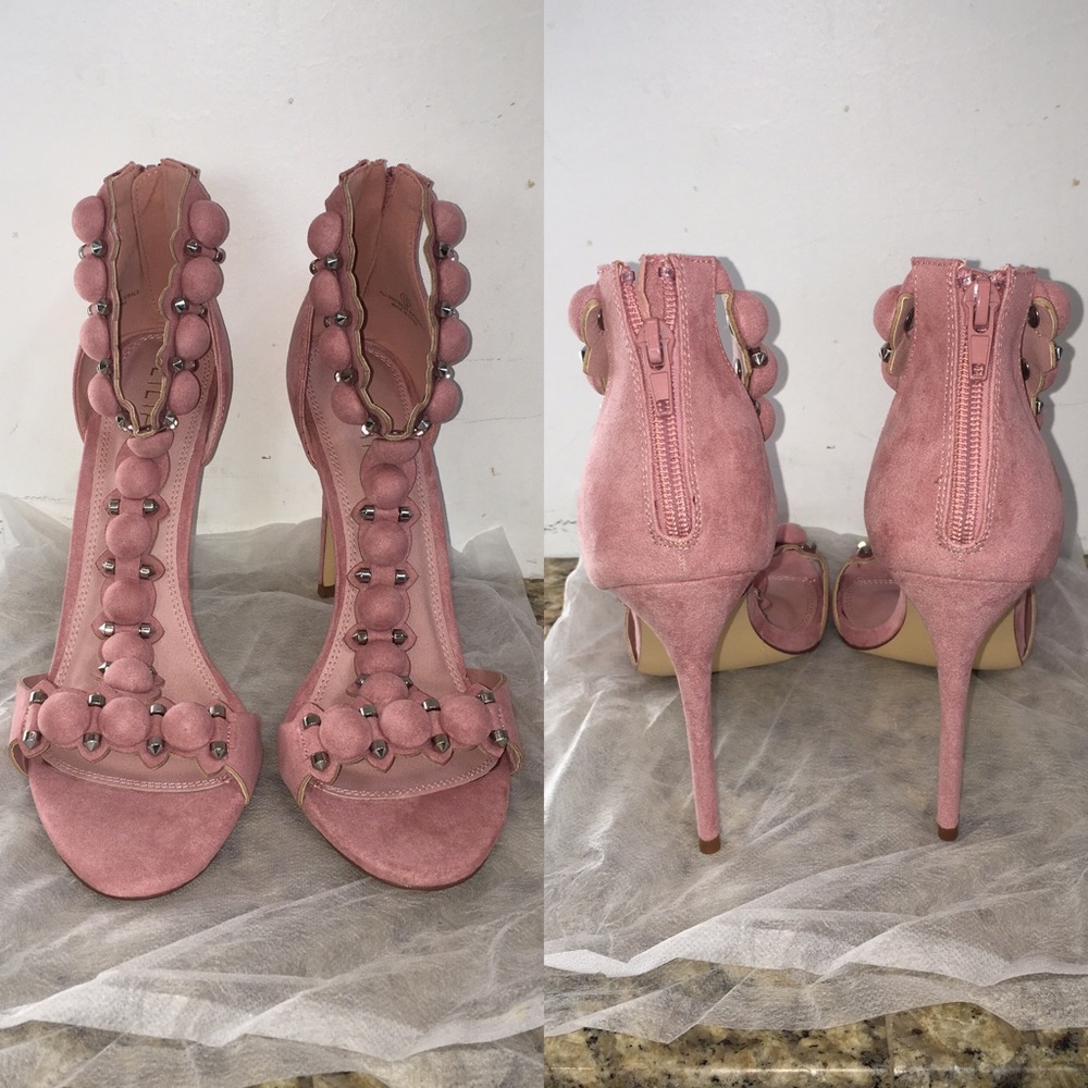 Lola Shoetique "Fashion Week" Mauve Heels Size 10