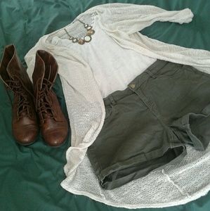 Olive green H&M shorts