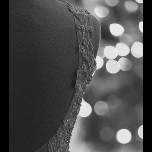 Navy blue prom dress dress - Picture 8 of 8