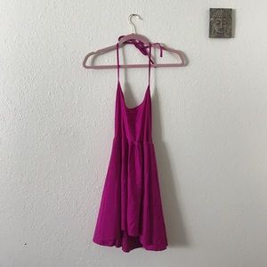 American apparel pink/purple dress