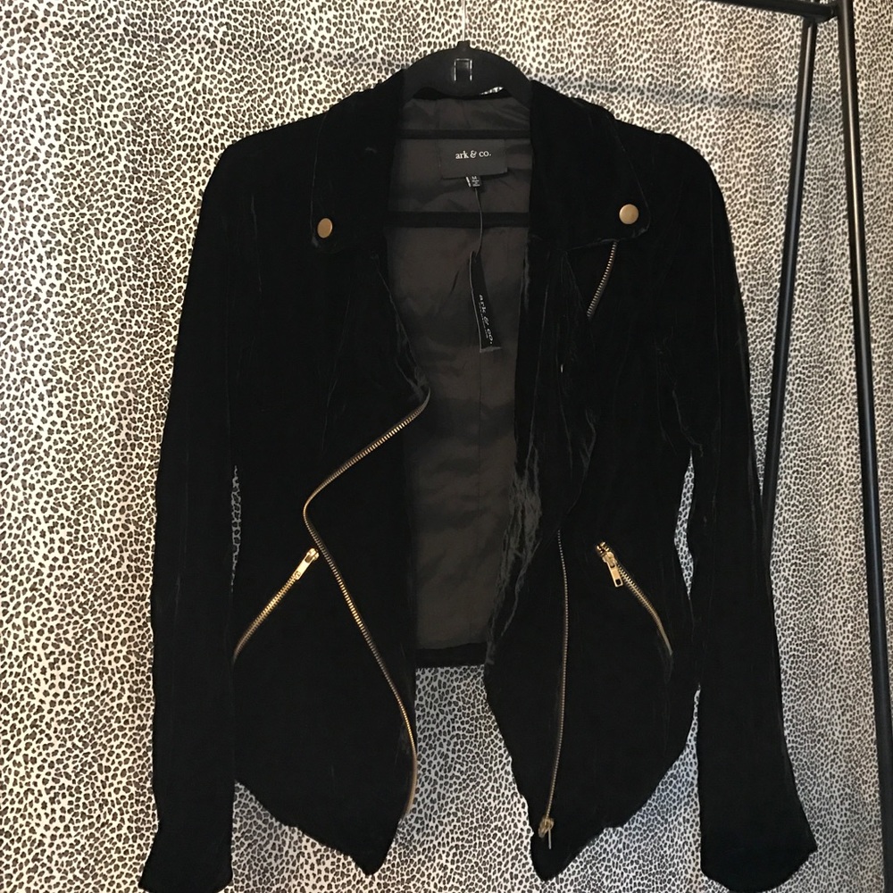 Ark & Co Black Velvet Jacket