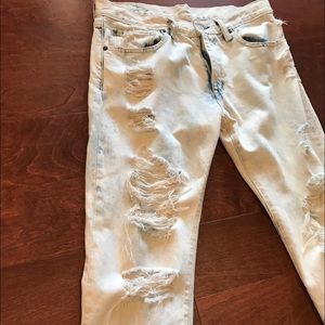 Ralph Lauren distressed boyfriend jeans
