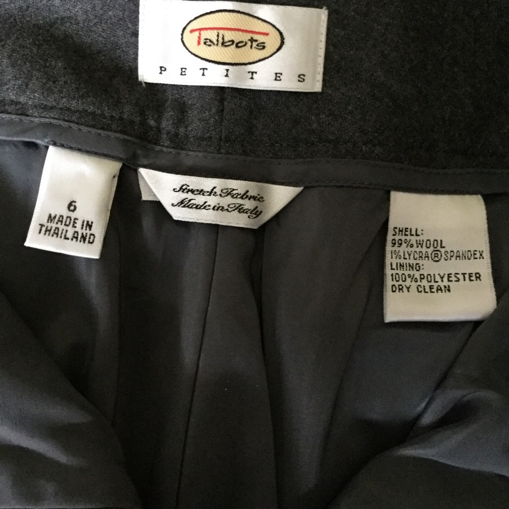 Talbots gray culottes - Picture 4 of 4