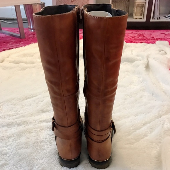 Brown riding boots - Picture 3 of 4