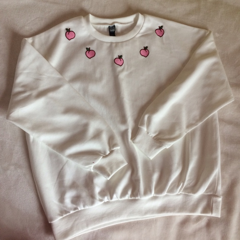 Peach sweatshirt [NWOT]