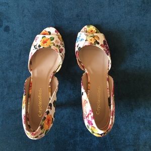 Floral heels