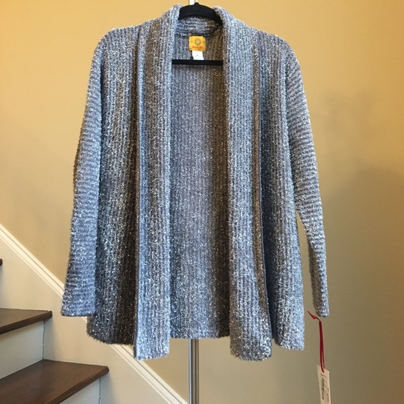 Ruby Rd. Silver Cardigan - Picture 5 of 8