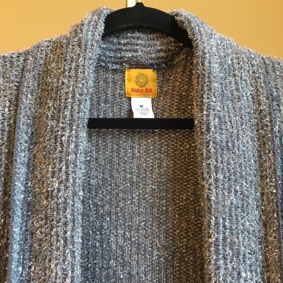 Ruby Rd. Silver Cardigan - Picture 6 of 8