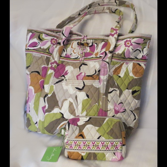 Vera Bradley Handbags - NWT Vera Portobello Road Tote & Cosmetic Bag Lot
