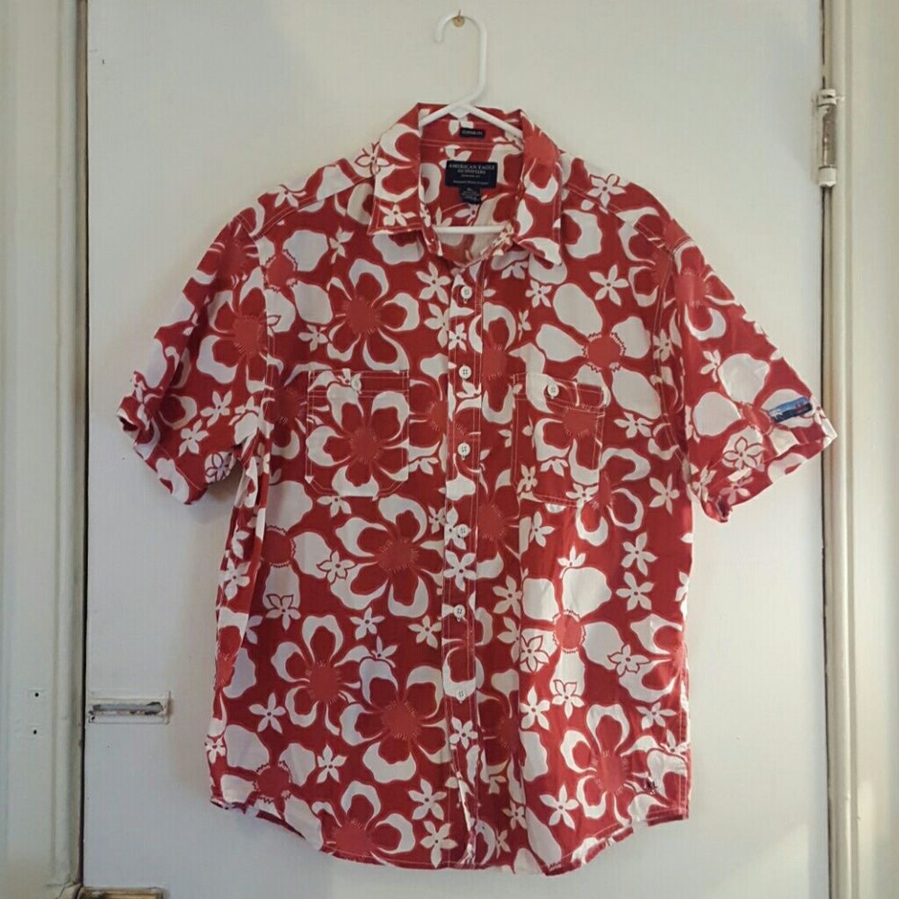 American Eagle Hawaiian Shirt