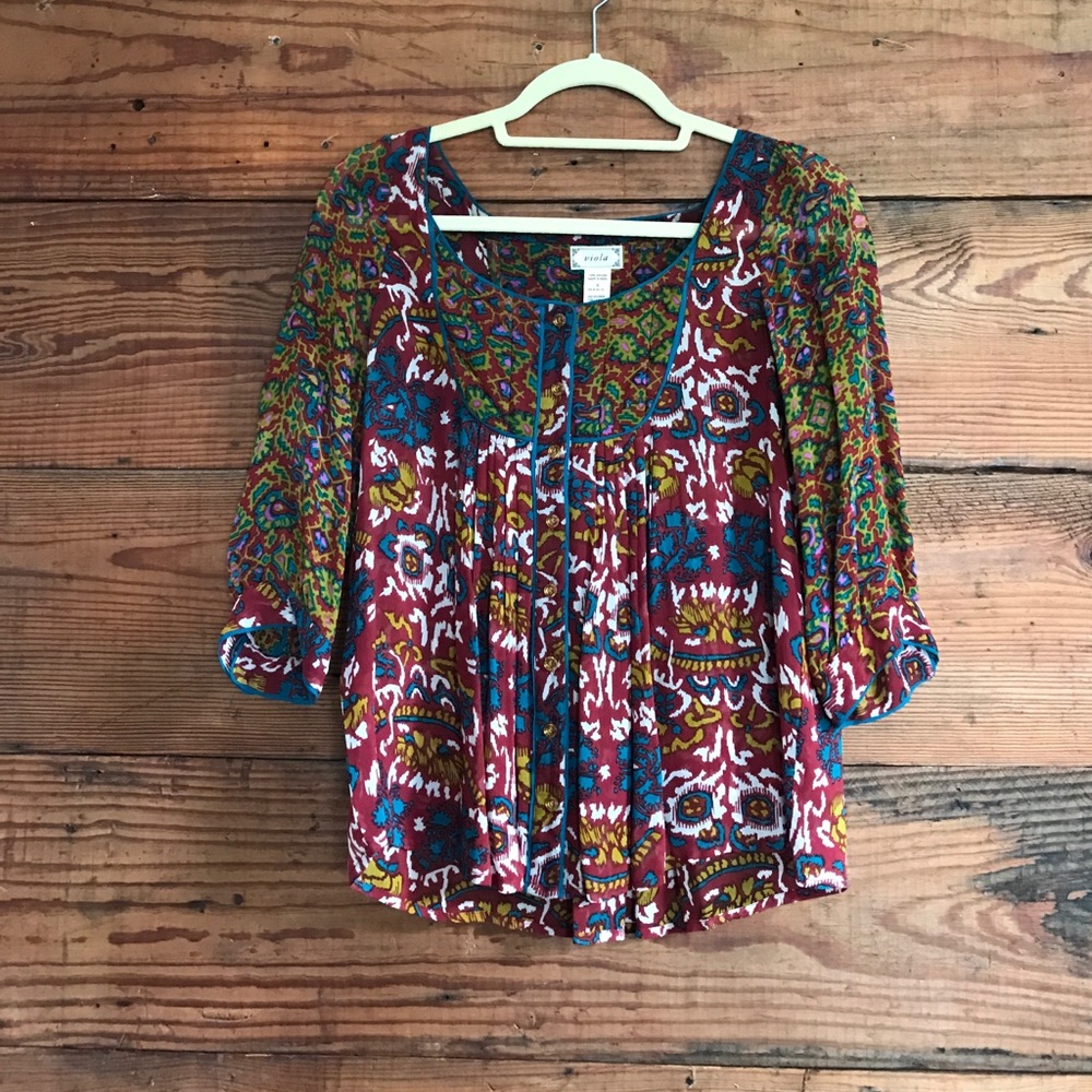 Fun, lightweight top, 3/4 sleeves