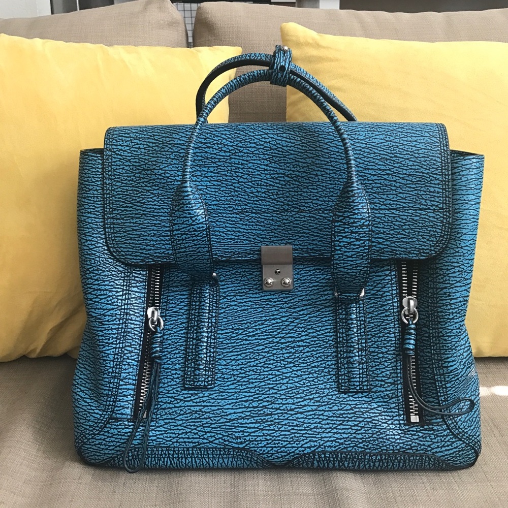 Large 3.1 Phillip Lim Pashli Bag in Blue